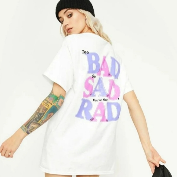 NWT Dolls Kill Dreamboy Too Rad T Shirt - Picture 3 of 8